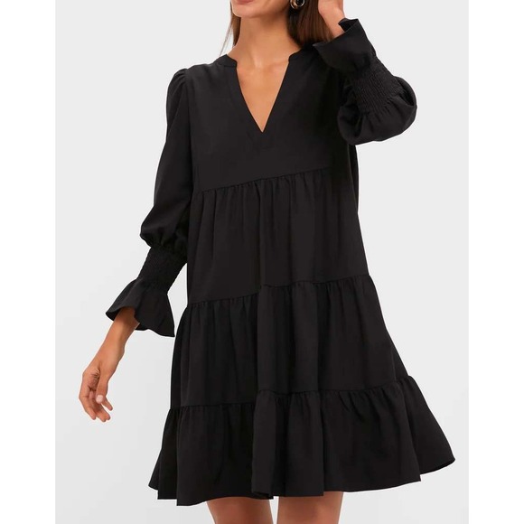 Pomander Place Dresses & Skirts - Tuckernuck Pomander Place Kenzo Black‎ Tiered Dress Medium Smocked Designer